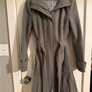 Calvin Klein Grey Wool Coat